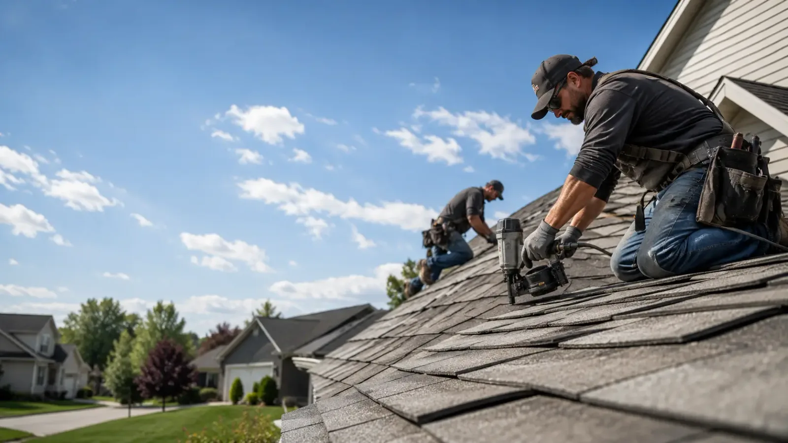 Storm Damage Roof Repair in Cecil, AR near me